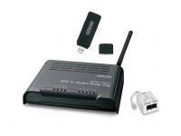Sitecom Wireless Network ADSL2+ Modem Router w/splitter 54g + USB dongle (WL-549)